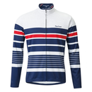 PEARLIZUMI(パールイズミ) 9334-BL シティライドウォームプリントジャージ 6.マリンボーダー 15度対応 ユニセックス