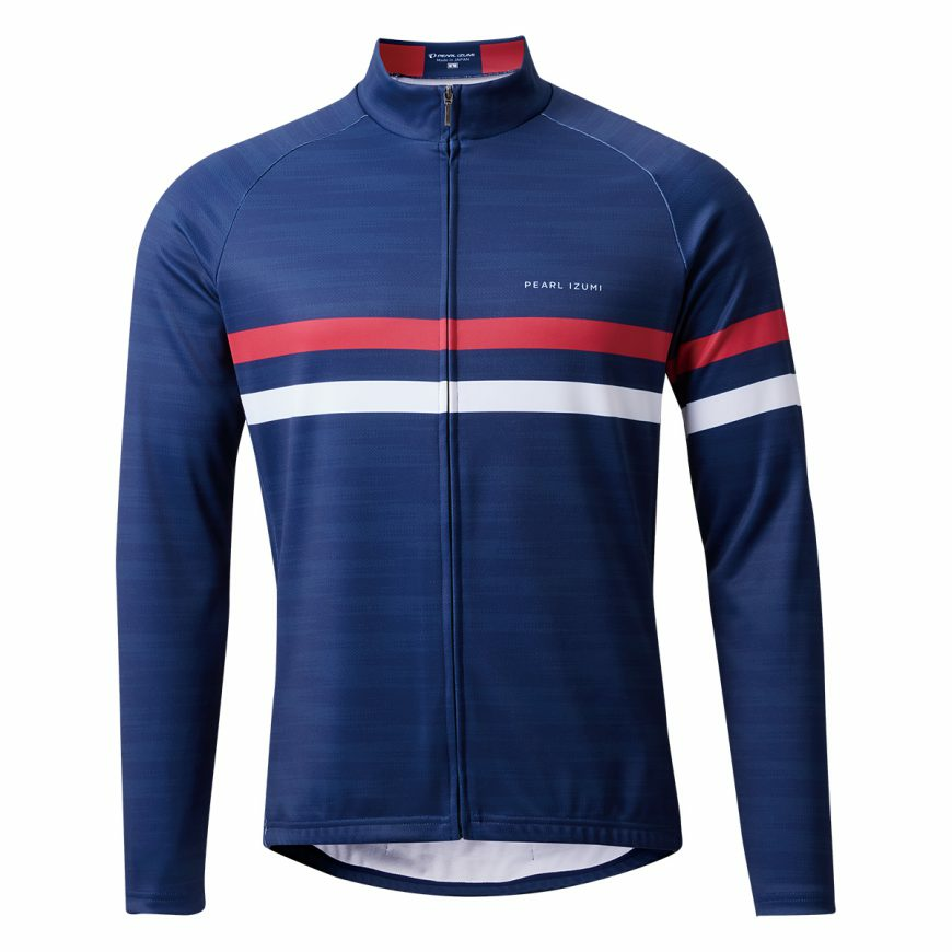 PEARLIZUMI(パールイズミ) 9334-BL シティライドウォームプリントジャージ 11.トリコロール 15度対応 シティライドフィット ユニセックス