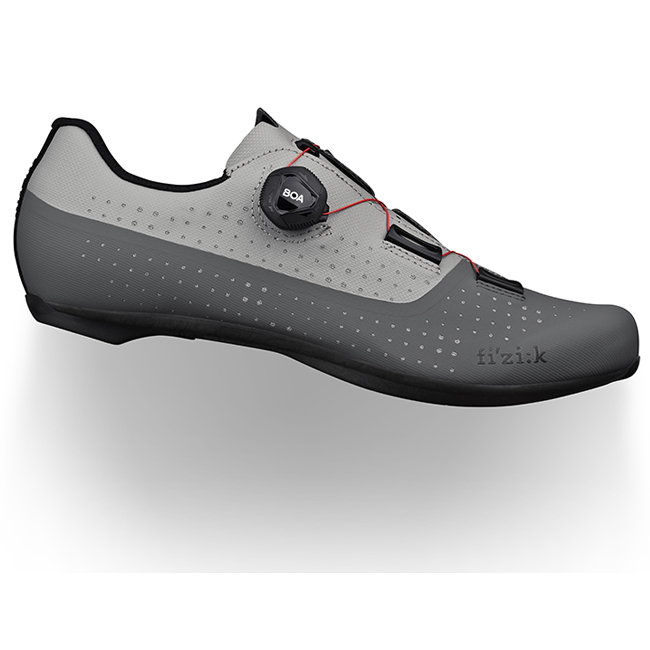 fizik (フィジーク) TEMPO OVERCURVE R4 (テンポオーバーカーブR4) ロードシューズ グレー/レッド