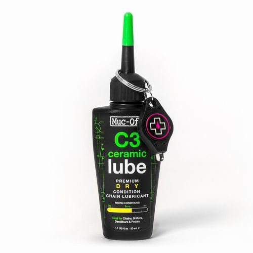 Muc-Off (マックオフ) C3 DRY CERAMIC LUBE ドライセラミックルブ チェーンオイル 50ML