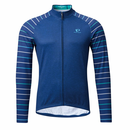 PEARLIZUMI(パールイズミ) 3400-BL コンフォートウインタージャージ 7.ボーダースリーブ ベーシックフィット 15度対応