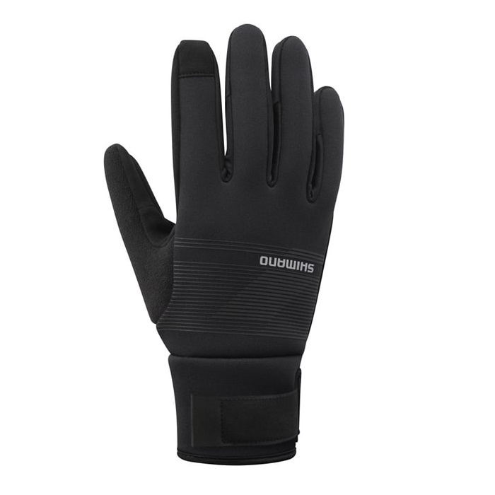 Shimano (シマノ) ウィンドブレーク サーマルグローブ 長指グローブ ブラック