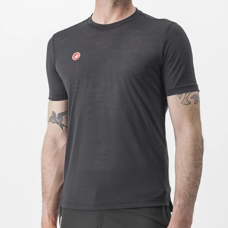 ■ CASTELLI (カステリ) 4523056 CASTELLI MERINO TEE メンズ ウールTシャツ