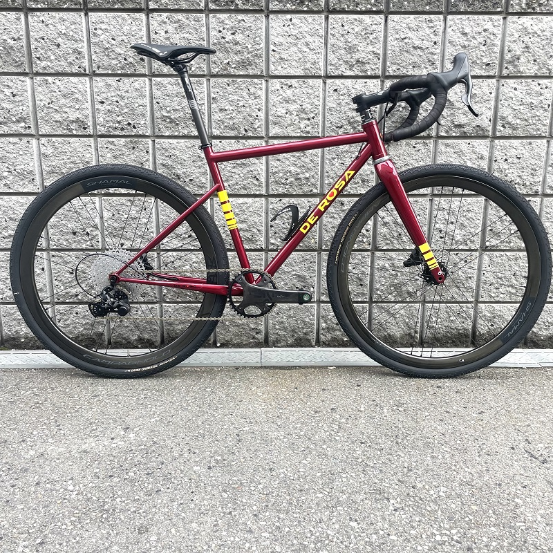 DE ROSA (デローザ) CORUM Gravel DISC コラム グラベル ディスク EKAR仕様 ディスク グラベルバイク Red